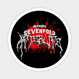 retro house of avenged v4 Magnet